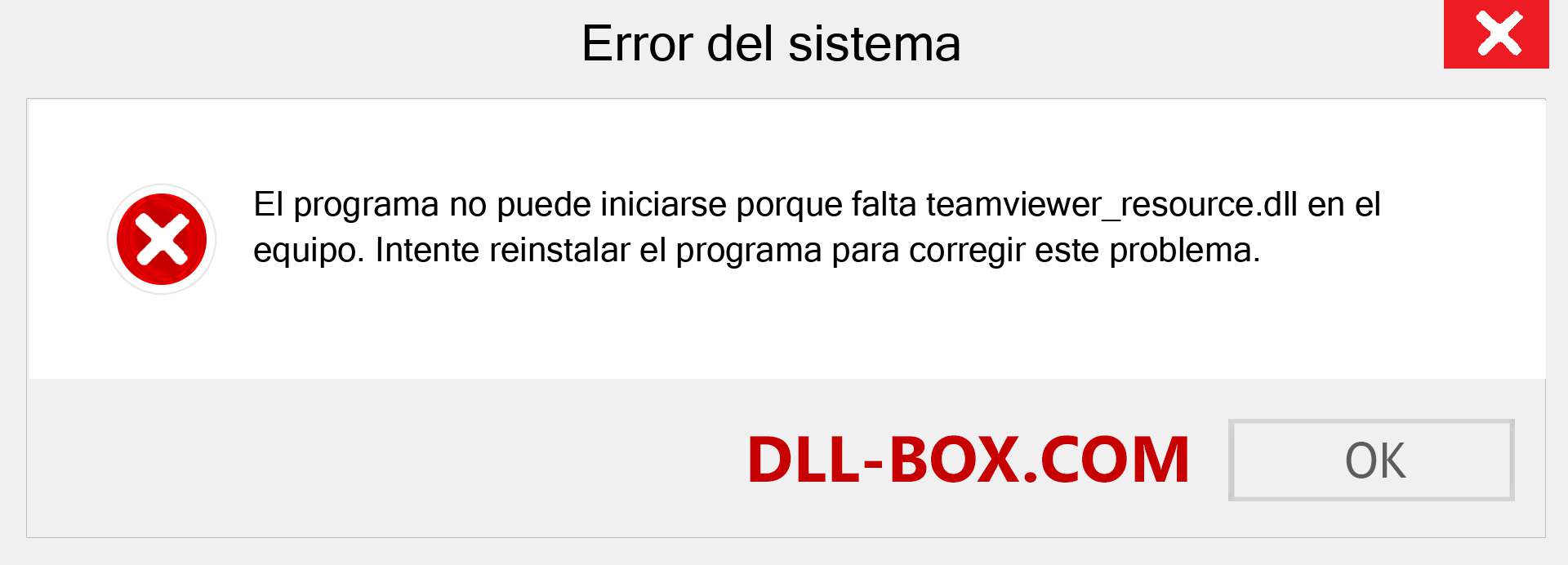 ¿Falta el archivo teamviewer_resource.dll ?. Descargar para Windows 7, 8, 10 - Corregir teamviewer_resource dll Missing Error en Windows, fotos, imágenes