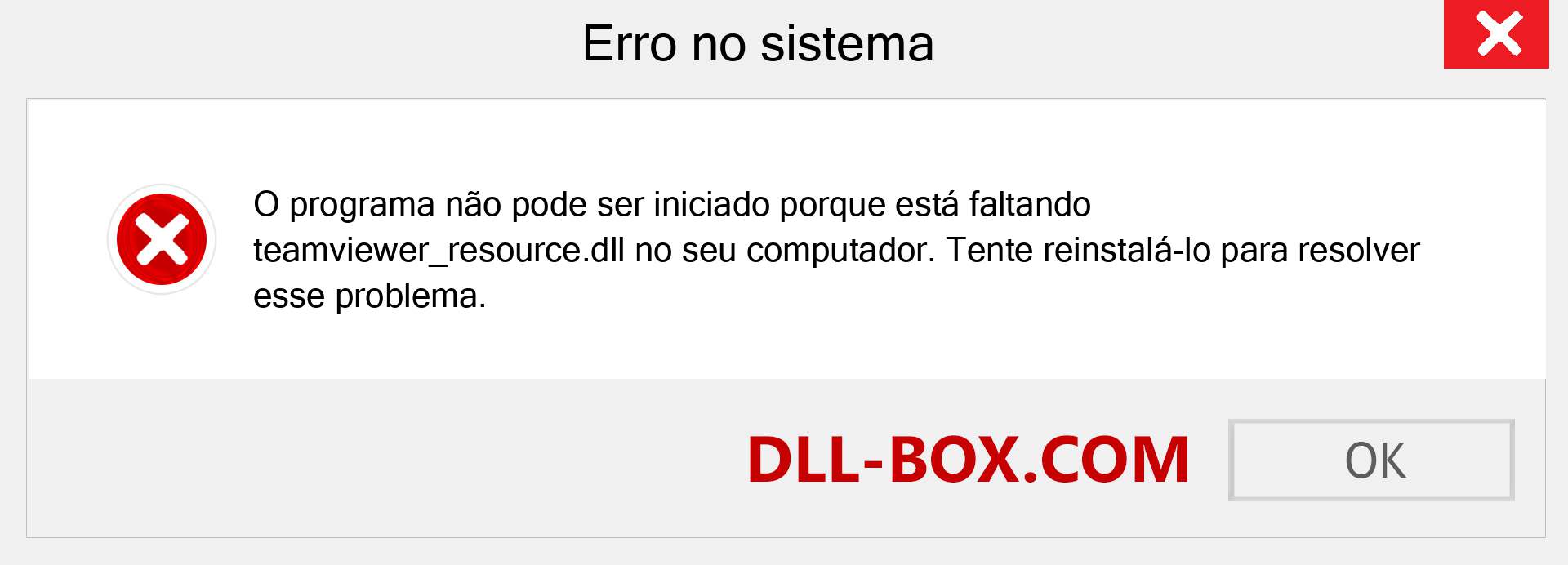 Arquivo teamviewer_resource.dll ausente ?. Download para Windows 7, 8, 10 - Correção de erro ausente teamviewer_resource dll no Windows, fotos, imagens